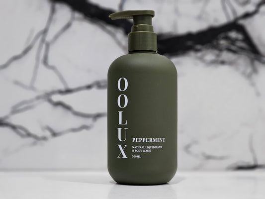 Peppermint Pure Olive Oil Natural Hand & Body Wash 300g | OOLUX