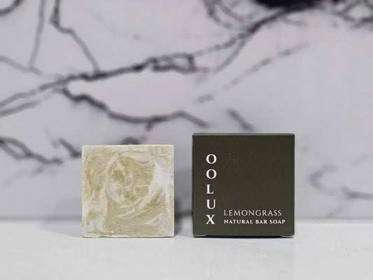 Lemongrass Pure Olive Oil Natural Guest Bar Soap 50g | OOLUX