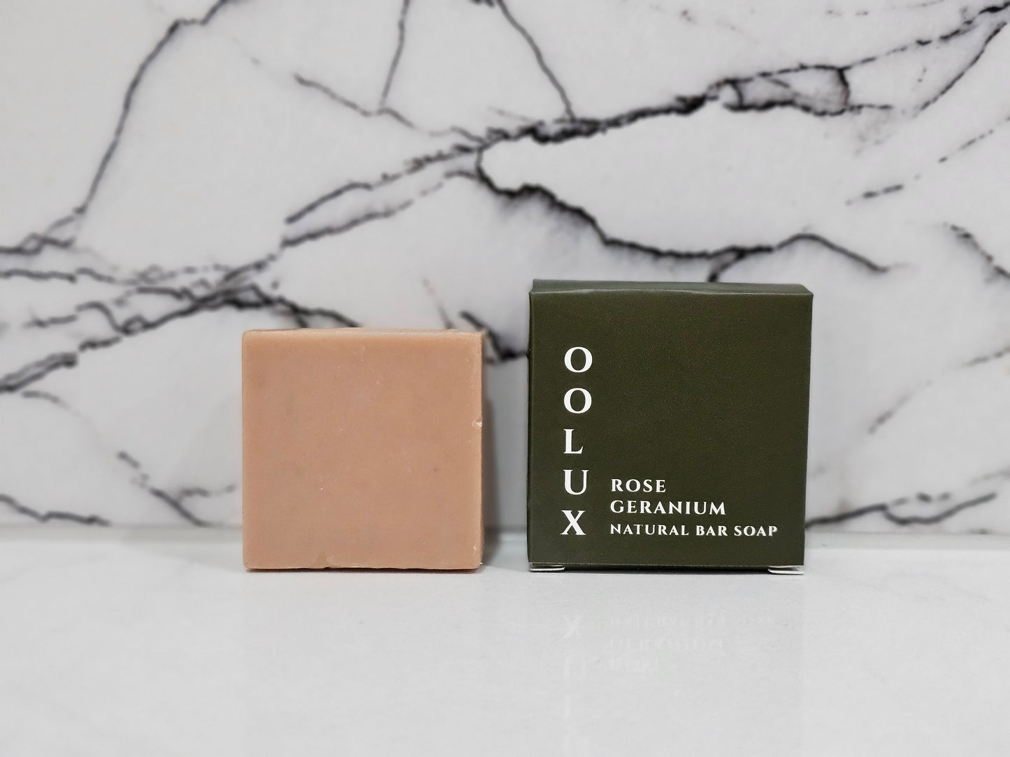 Rose Geranium Pure Olive Oil Natural Guest Bar Soap 50g
