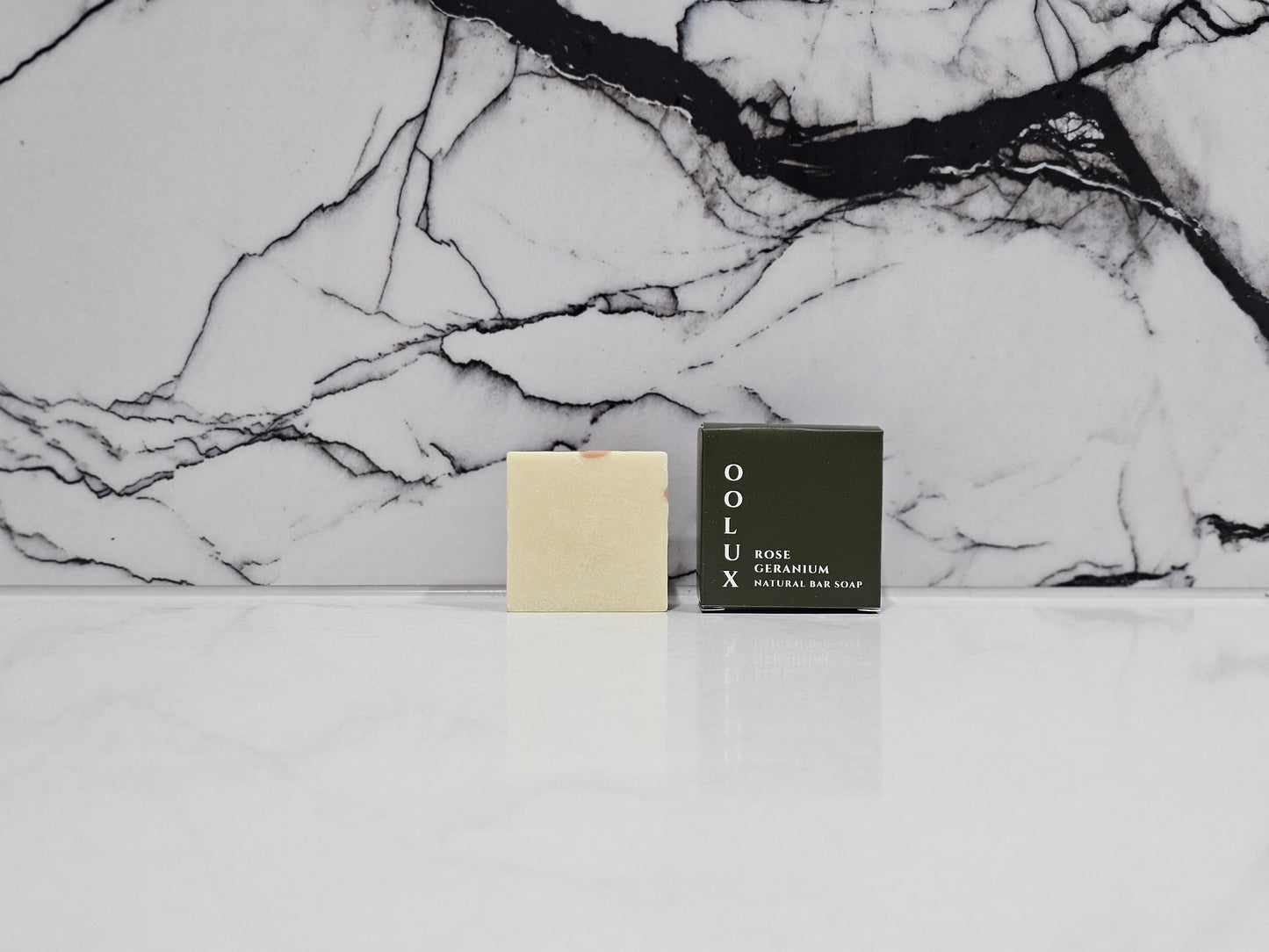 Rose Geranium Pure Olive Oil Natural Guest Bar Soap 50g