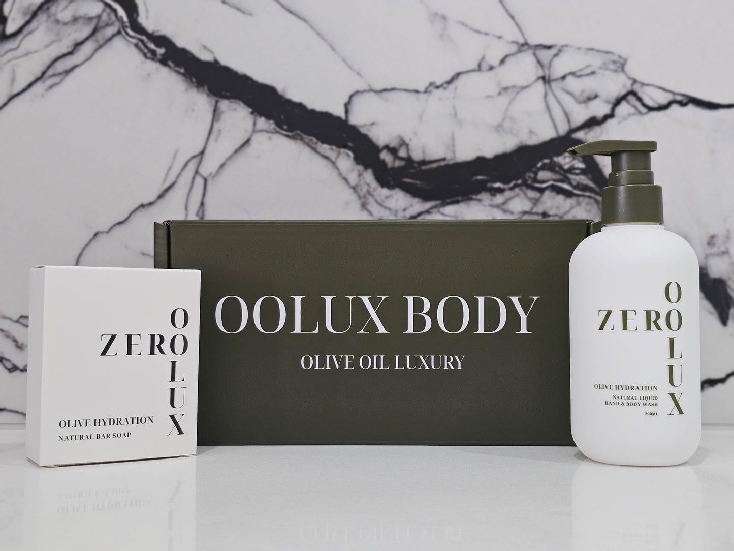 Olive Hydration Duo Box Zero Fragrance OOLUX Gifting